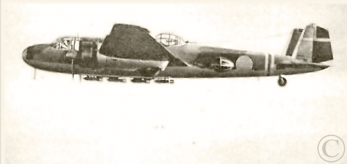 WWII Japanes Mitsubishi G4M Betty Bomber 